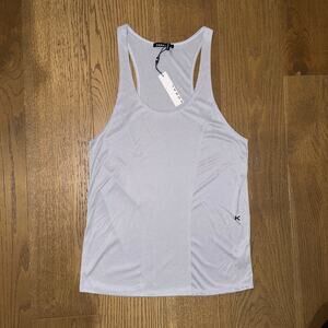 Koral NWT Bond Marlow Racerback Tank in Hematite Slate Blue Workout Yoga Small